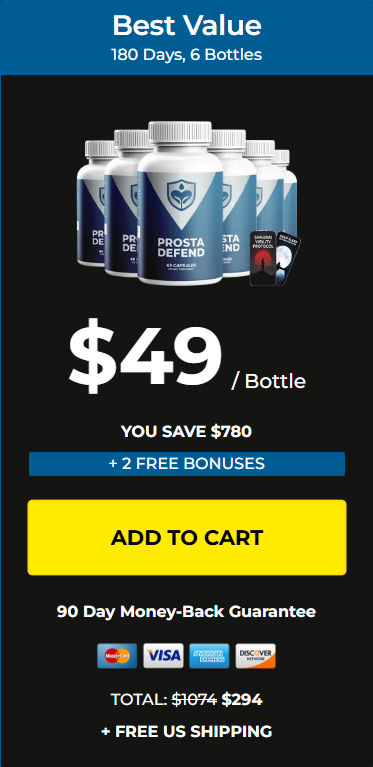 Prosta Defend buy now 6 bottles